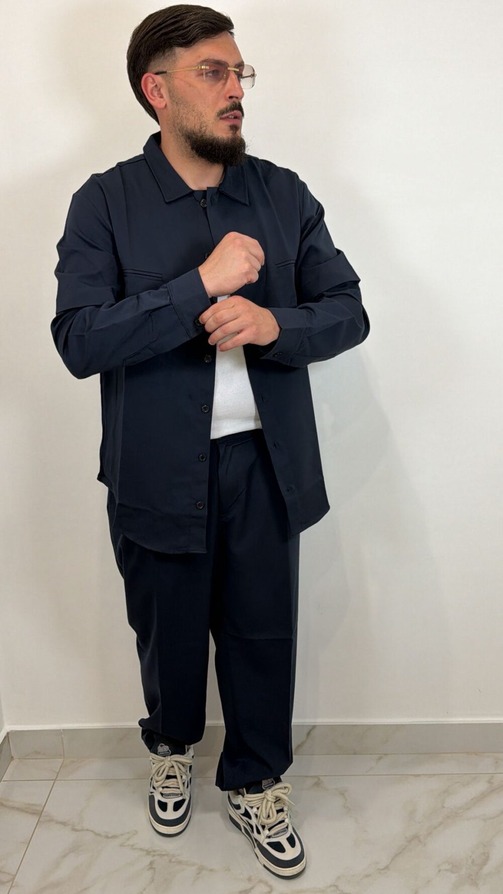 Coordinato premium blu