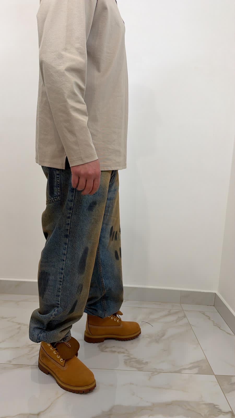 Baggy sabbiato just west