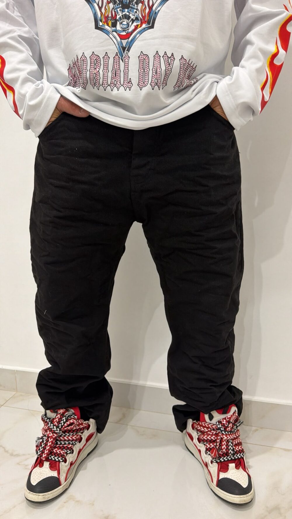 Jeans Black effetto 3d by DEPENDENCIA